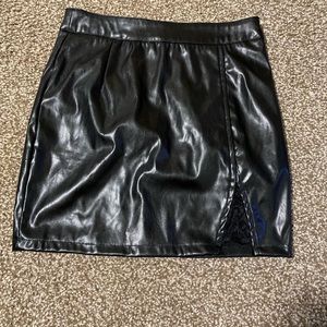 Leather skirt from Shein